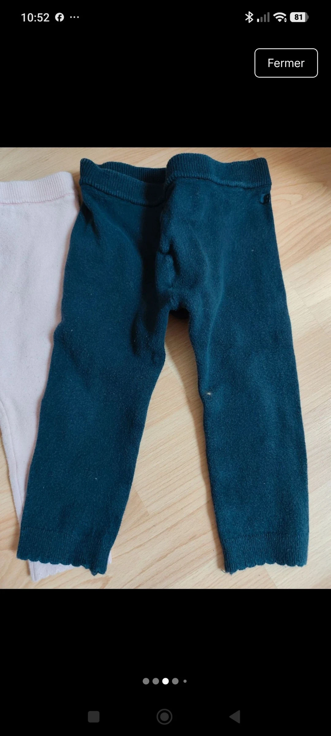 Set of 6 winter leggings 24 months – photo 9